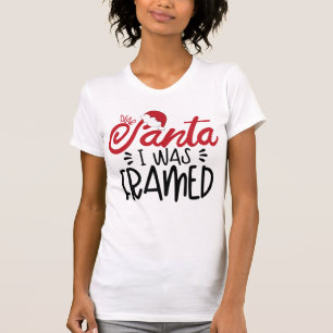 De kerstman was bedomd t-shirt