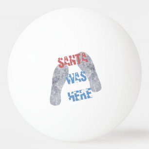 De kerstman was hier pingpongballen
