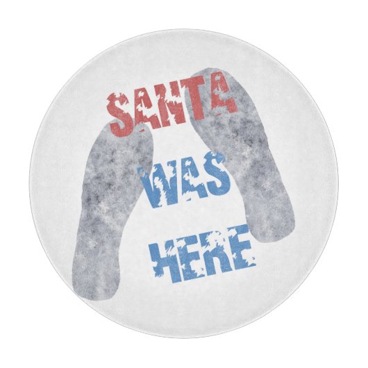 De kerstman was hier snijplank (Voorkant)