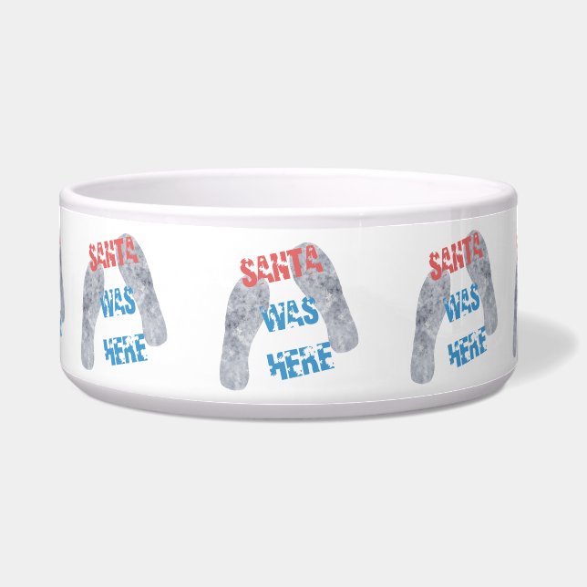 De kerstman was hier voerbakje (Voorkant)