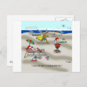 De Kerstman werkt ver Briefkaart (Voorkant / Achterkant)