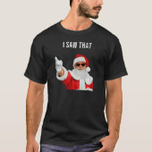 De kerstman zag dat t-shirt (Voorkant)