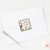 De Kerstman & Zijn Elfen Sticker voor de Geschenke (Envelop)