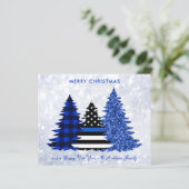 De Kerstmis van de politie van de Begroting Glitte (Staand voorkant)