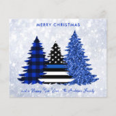 De Kerstmis van de politie van de Begroting Glitte (Voorkant)