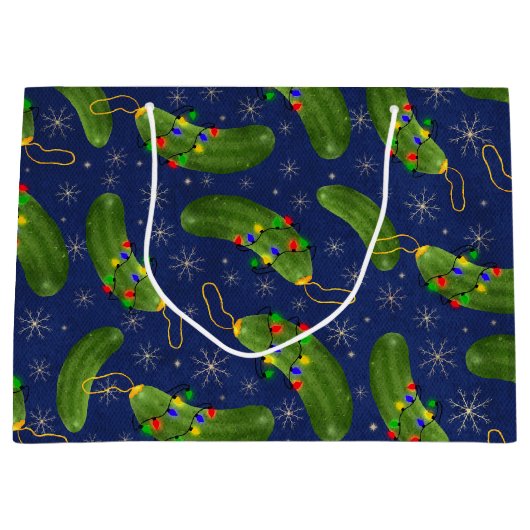 De kerstpekel groot cadeauzakje (Voorkant)