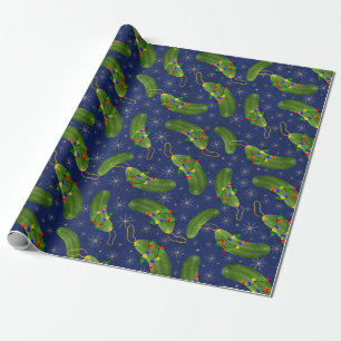 De kerstpil cadeaupapier
