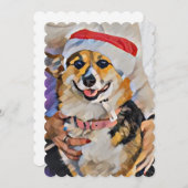 De kerstpoten komen naar de stad kaart (Voorkant / Achterkant)