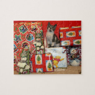 De kerstpuzzel van Bob - Kat / Keuken Legpuzzel