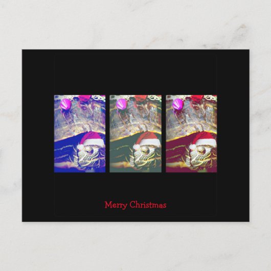 De kerstschildpad vermoorden feestdagenkaart (Voorkant)