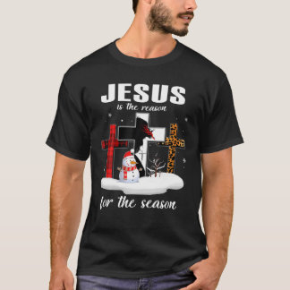 De kerstsfeer Jezus is de reden voor het Zee T-shirt