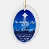 De Kerstster Keramisch Ornament (Rechts)