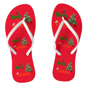 de kerststijl van de gekweekte Bowls, Teenslippers