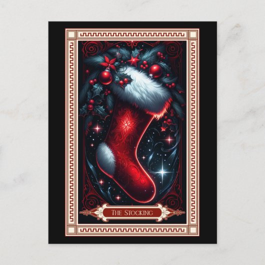De kerststoktarot Kaart (Voorkant)