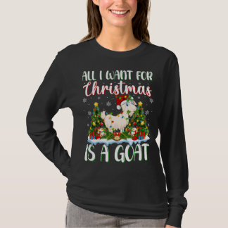 De kerstverlichting die ik alleen voor Kerstmis wi T-shirt