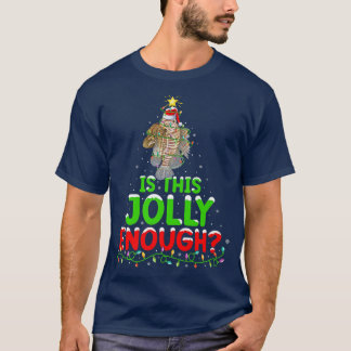 De kerstverlichting is deze alleen genoeg leeuwige t-shirt
