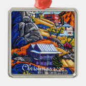 De kerstversiering van de bisbee metalen ornament (Voorkant)