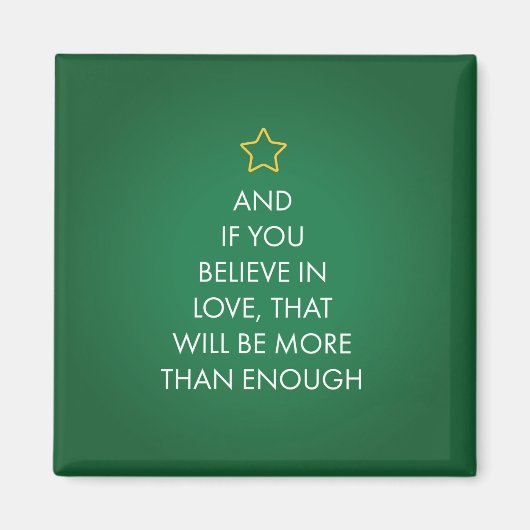 De kerstwens magneet (Voorkant)