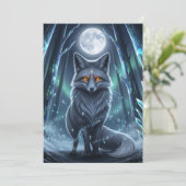 De kerstwens van de Guardian | Fox Holiday Kaart (Staand voorkant)