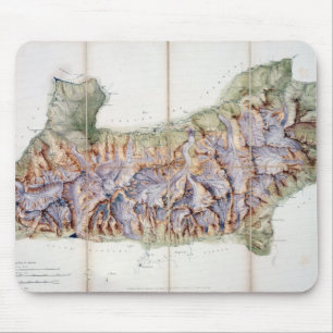 De ketting van Mont Blanc uit een daadwerkelijk on Muismat