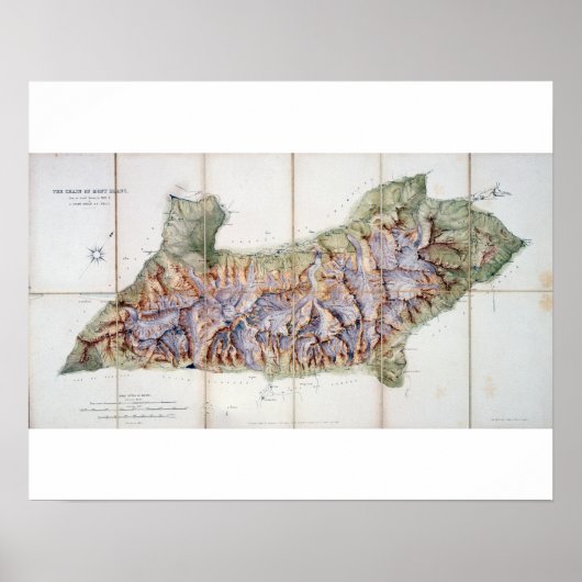 De ketting van Mont Blanc uit een daadwerkelijk on Poster (Voorkant)