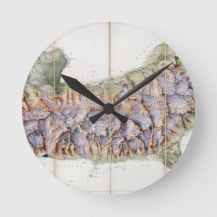 De ketting van Mont Blanc uit een daadwerkelijk on Ronde Klok