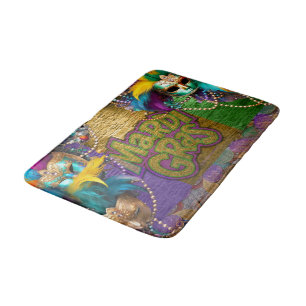 De Kettingen van de Mardi Gras Bead van SlipperyJo Badmat