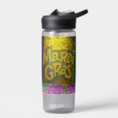 De Kettingen van de Mardi Gras Bead van SlipperyJo Waterfles (Links)