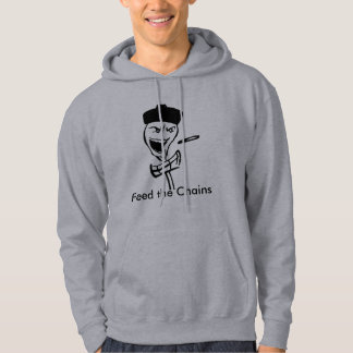 De kettingen voeden hoodie
