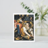 De keuken in detail de witte grens Vincenzo Campi Briefkaart (Staand voorkant)