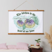 De keuken is het hart van het huis hangend wandkleed (Slaapkamer)