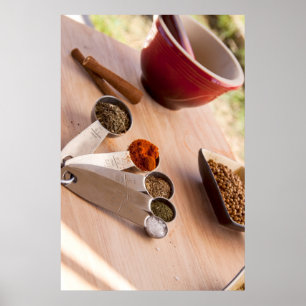 De keuken opspuugeren poster