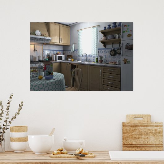 De keuken poster (Keuken)