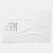 De Keuken Teller Handdoek met vlees koken temps (Horizontaal)