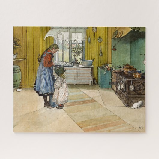 De keuken van Carl Larsson Legpuzzel (Horizontaal)