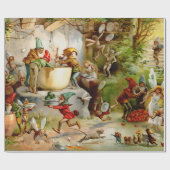 De keuken van de kabouters - 1895 cadeaupapier (Vlak)