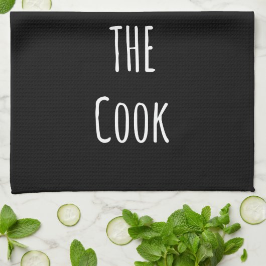 De keukenhanddoek van Cook verkuilen (Gevouwen)