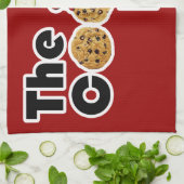 De keukenhanddoek van Cookie King Kitchen (Gevouwen)