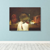 De keukentafel canvas afdruk (Insitu (Houten vloer))