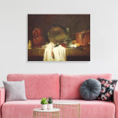 De keukentafel canvas afdruk (Insitu (Woonkamer))