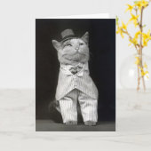 De Keurige Kat, 1906 Kaart (Gele Bloem)