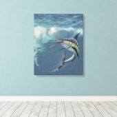 De keuze canvas afdruk (Insitu (Houten vloer))