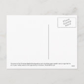 De Kever van Kerstmis Feestdagenkaart (Achterkant)