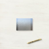 De kijk van het architecturale gestructureerde gla post-it® notes (Op bureau)