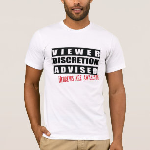 de kijkers wordt geadviseerd t-shirt