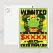 De kikker die niet op een prins past briefkaart (Voorkant / Achterkant)