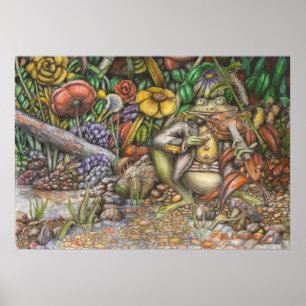 De kikker en het vasteland - Poster
