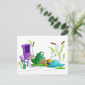 De Kikker van de Arts van de anesthesie Briefkaart (Staand voorkant)