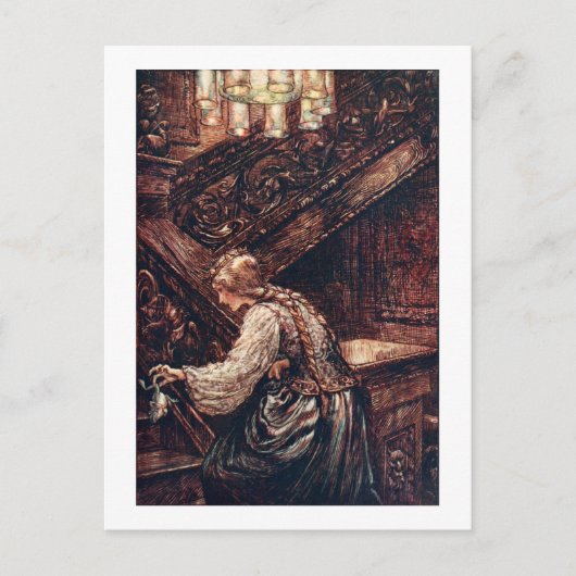 De kikkerprins briefkaart (Voorkant)