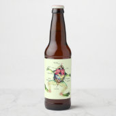 De Kikker's Anatomy Green Bier Etiket (Voorkant)